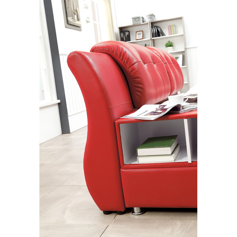 Muski upholstered platform bed discount